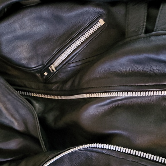 Walter Baker Allison Leather Moto Jacket. XL - Picture 7 of 16